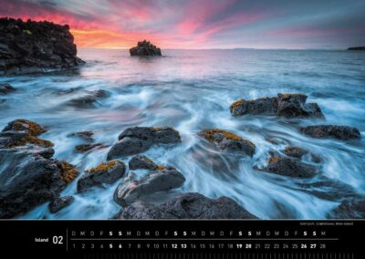 360° Island-Kalender 2022 - Februar