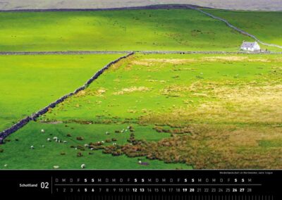 360° Schottland-Kalender 2022 - Februar