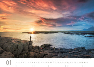 360° Island Exklusiv-Kalender 2022 - Januar