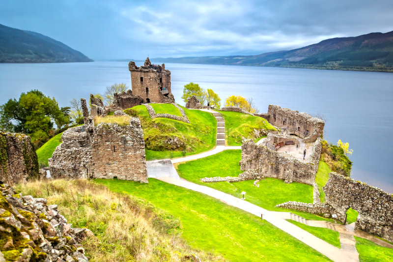 Urquhart Castle am Loch Ness